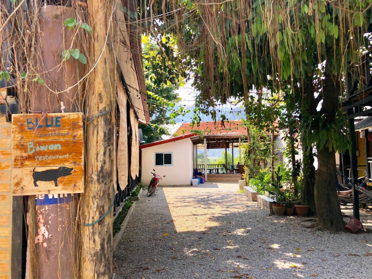Blue Guesthouse Vangviang Kültér fotó