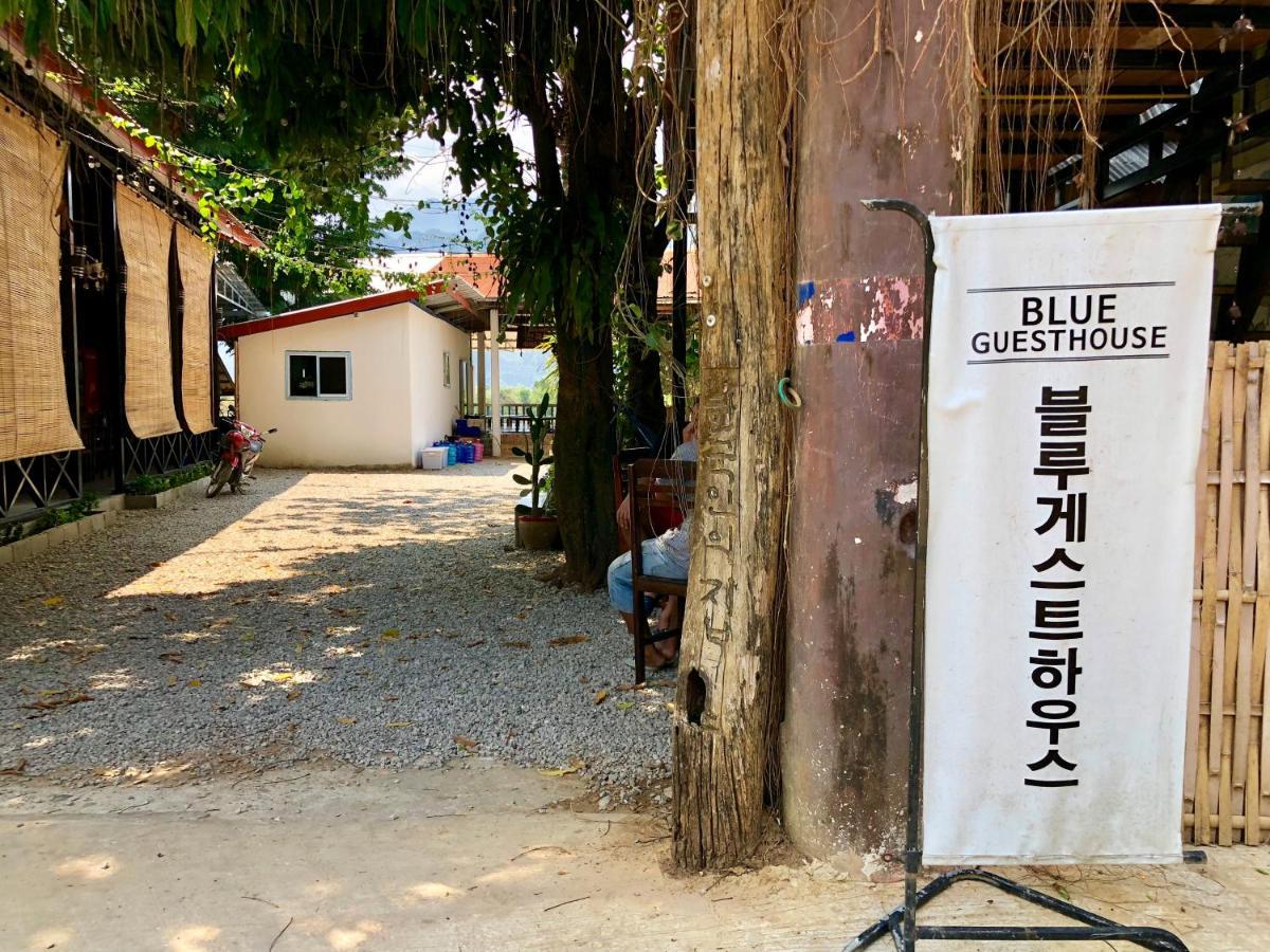 Blue Guesthouse Vangviang Kültér fotó